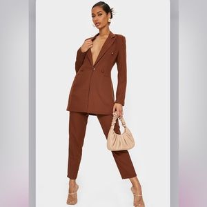 Pretty little thing sets ,brown blazer and pants